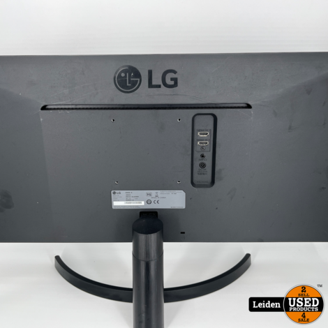 LG29WP500-B UltraWide Monitor - IPS-paneel, HDR10, DisplayPort, 2x HDMI