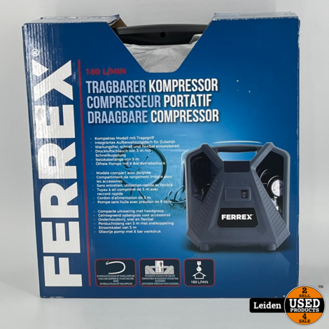 Ferrex Mobiler Mini Kompressor 8bar mobiler