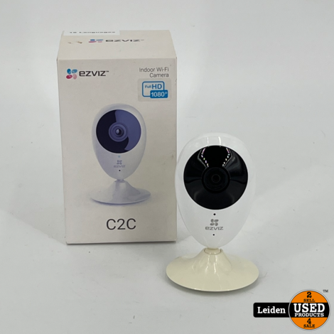 EZVIZ C2C Beveiligingscamera - Full HD Binnen WiFi camera - Tweeweg Audio - Nachtzicht - Bewegingssensor - Wit