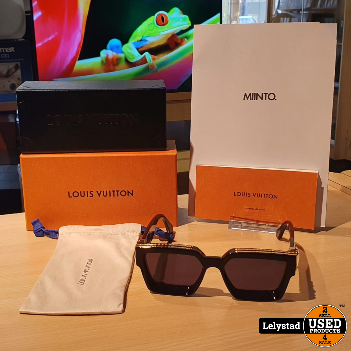 gereedschap Sinds Drijvende kracht Louis Vuitton 1.1 Millionaires Sunglasses One Size Black Z1165W 93L |  Absolute Nieuwstaat + Bon - Used Products Lelystad