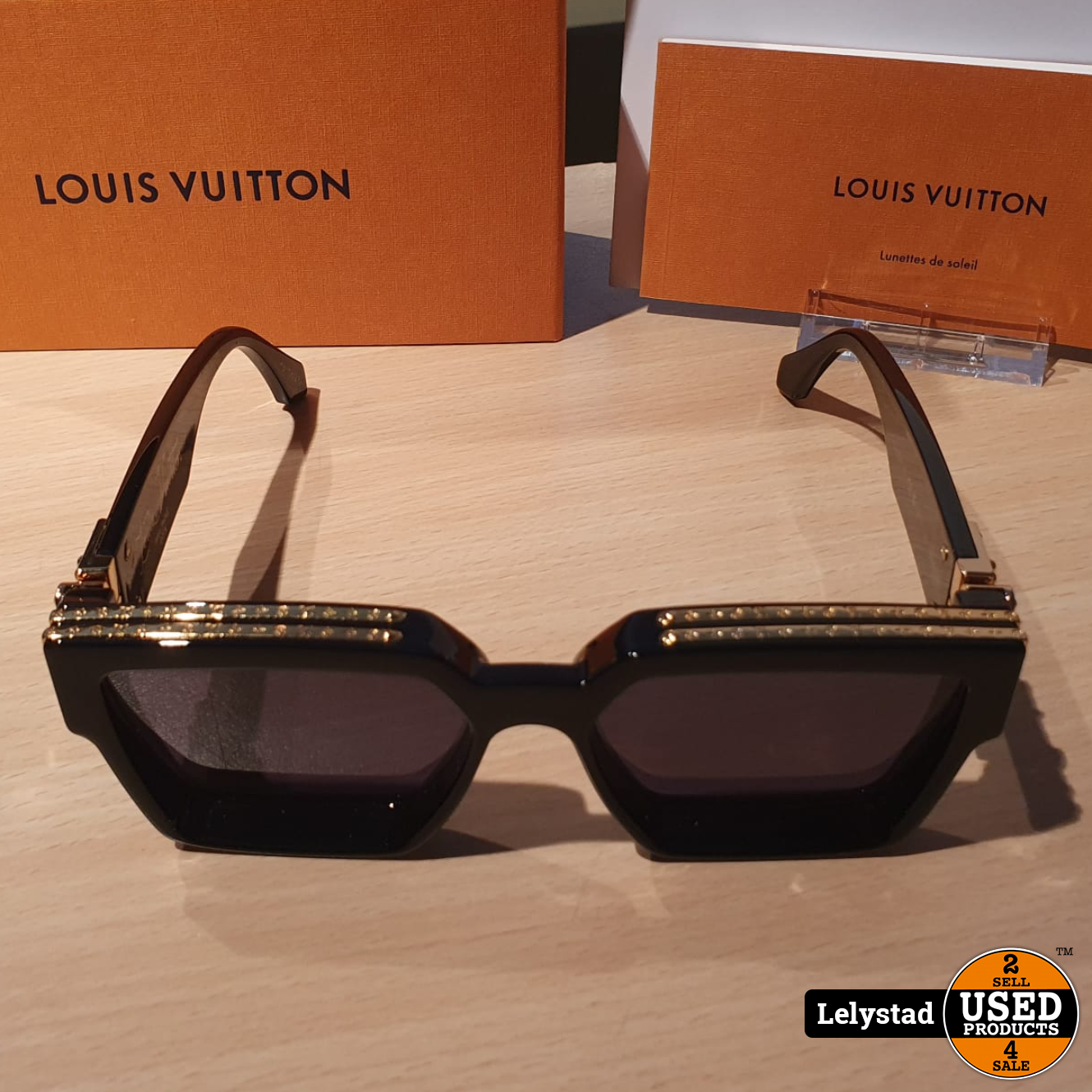 Louis Vuitton 1.1 Millionaires Sunglasses One Size Black Z1165W