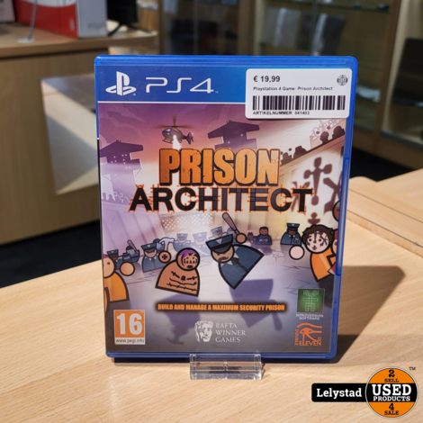 Playstation 4 Game: Prison Architect