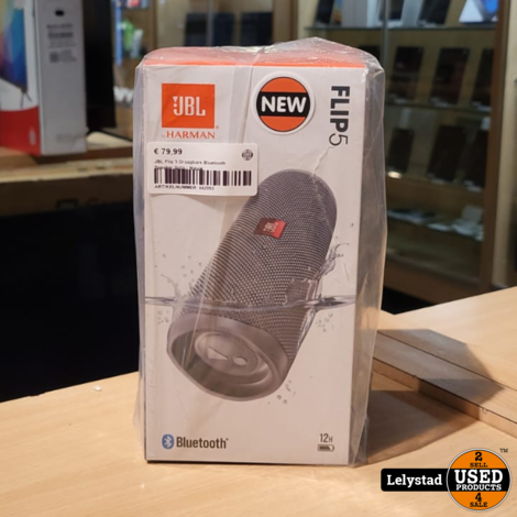 JBL Flip 5 Draagbare Bluetooth Speaker Grijs | Nieuw