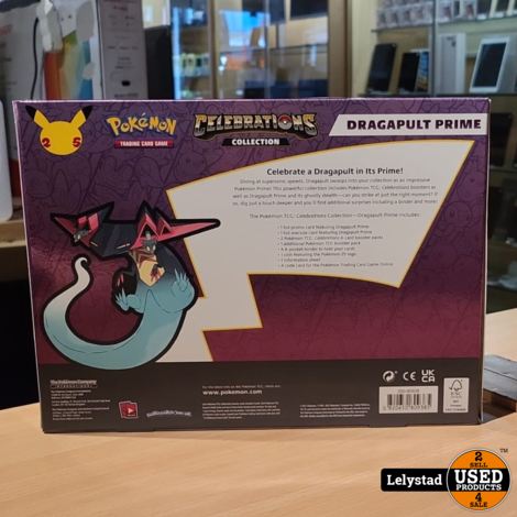 Pokémon Celebrations Collection Box Dragapult Prime | Nieuw