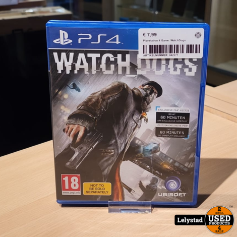 Playstation 4 Game: WatchDogs