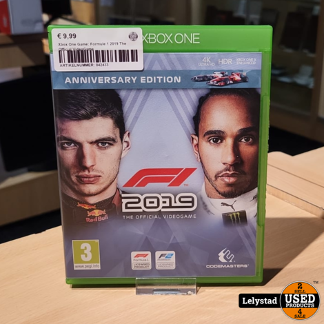 Xbox One Game: Formule 1 2019 The Official VideoGame
