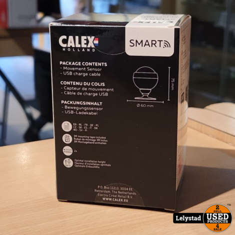 Calex Slimme Bewegingsmelder Lamp Wit | Nieuw