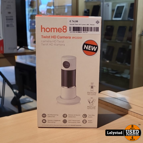 Home8 Twist HD Camera Wit | Nieuw