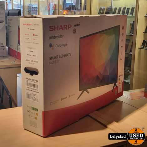 Sharp Aqous 32FG4EA 32Inch Andriod Smart LED HD SmartTV | Nieuw