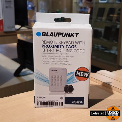 Blaupunkt Extern toetsenbord met RFID-tag voor Q 3000 | Nieuw