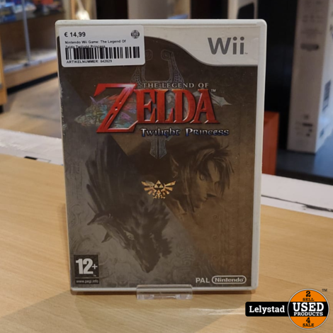 Nintendo Wii Game: The Legend Of Zelda Twilight Princess