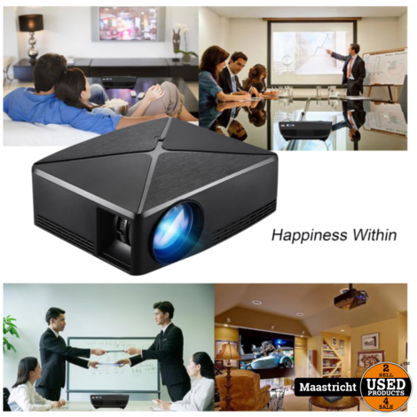 Nieuwe C80 Hd Projector 1280X720P Video Beamer Mini 3D