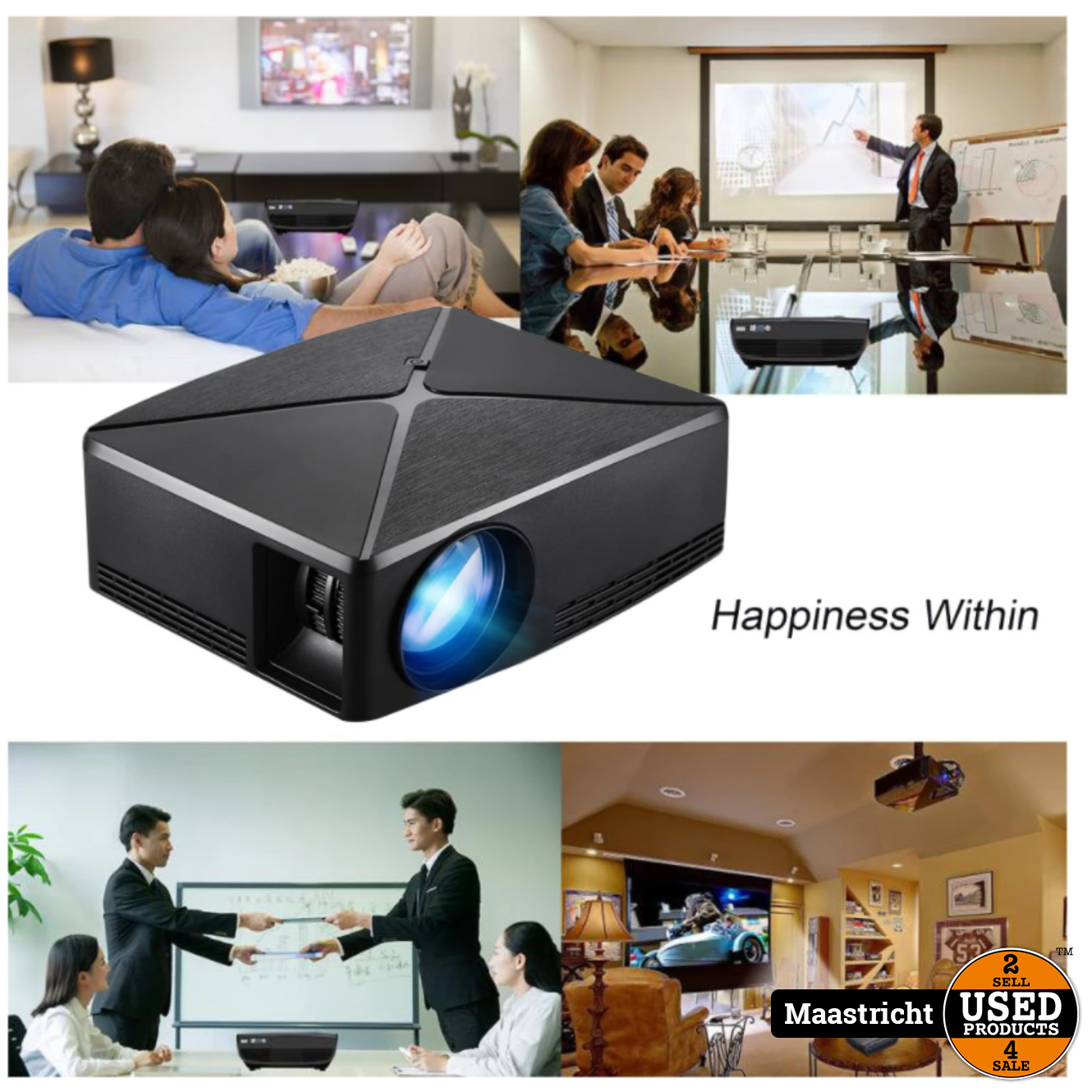 poll serveerster wacht Nieuwe C80 Hd Projector 1280X720P Video Beamer Mini 3D - Used Products  Maastricht