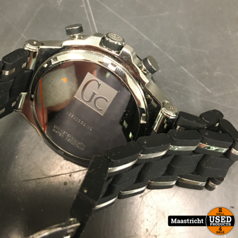 Gc Watches Structura Silver/Black horloge Y35003G2 | NIEUWSTAAT | elders 450 euro
