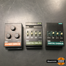 set van 3 KORG effect pedals KOD-101 + KDD-501 + KDC-601