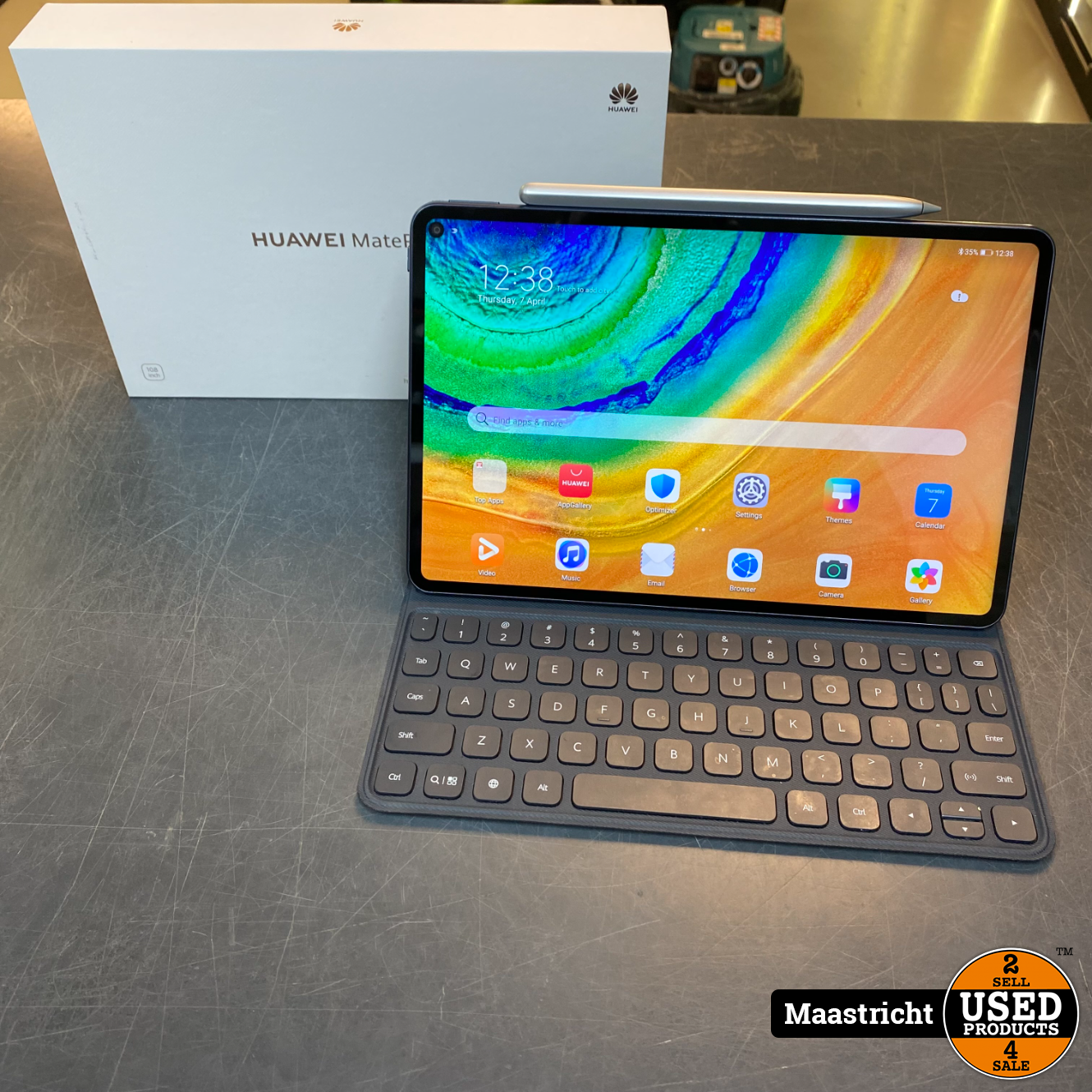 HUAWEI MatePad Pro Midnight Grey, 6 + 128GB, incl. hoes en pencil - Used  Products Maasstricht