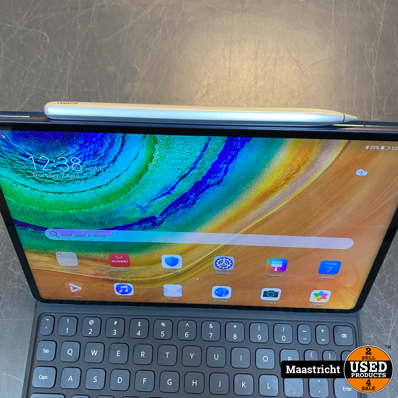 HUAWEI MatePad Pro Midnight Grey, 6 + 128GB, incl. hoes en pencil - Used  Products Maasstricht