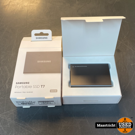 Samsung Portable SSD T7 - 500GB | Nwpr. 79,- Euro