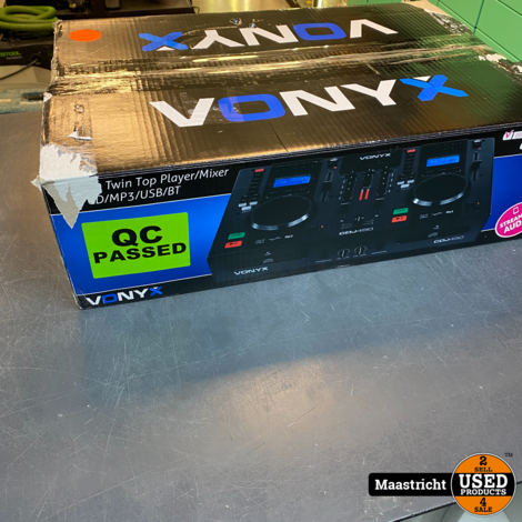 Vonyx CDJ450 - Twin Top CD/MP3/USB Mixer met Bluetooth , nwpr. 399.99 Euro