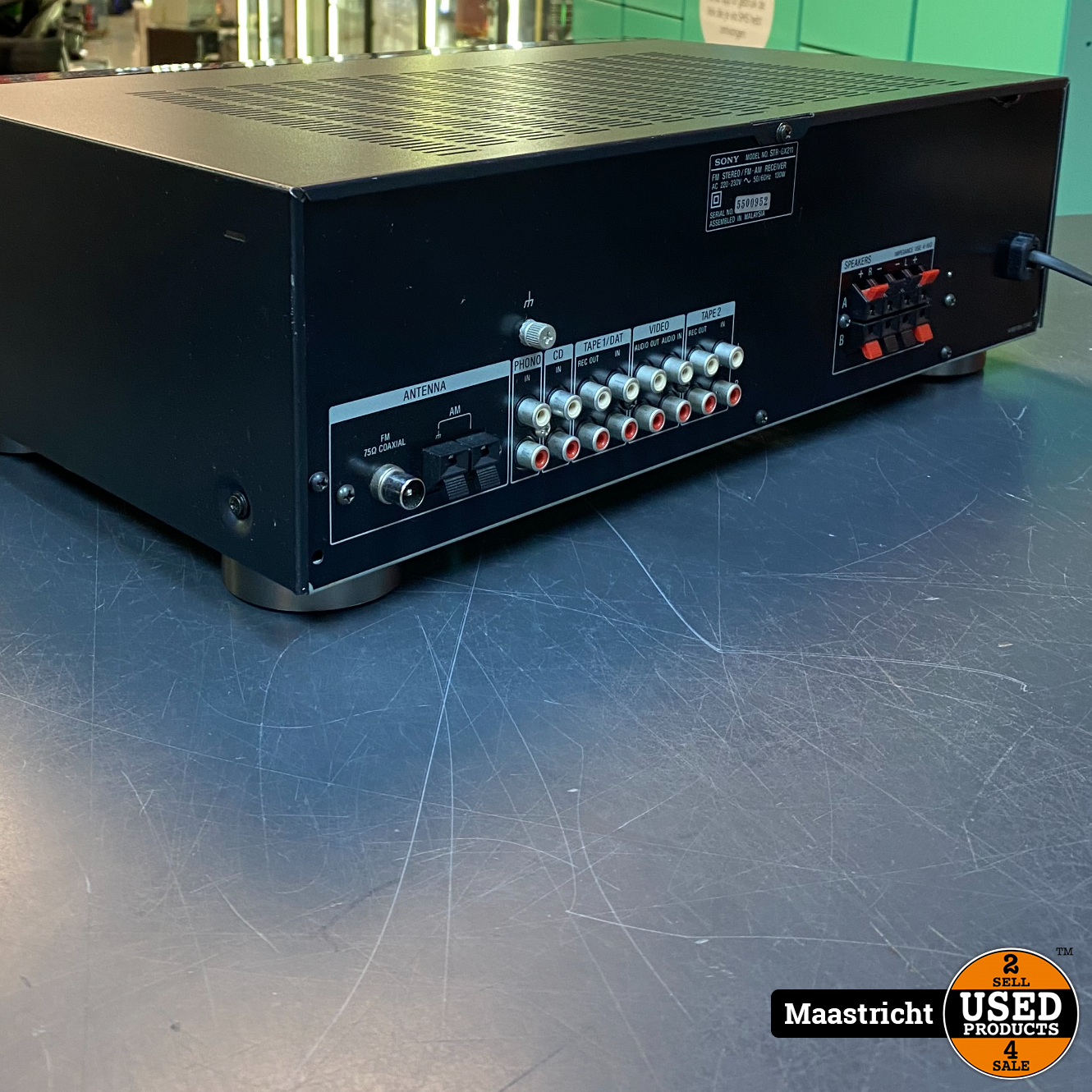 commando blad Slip schoenen SONY STR-GX211 stereo receiver met Phono aansluiting, in zeer goede staat -  Used Products Maastricht