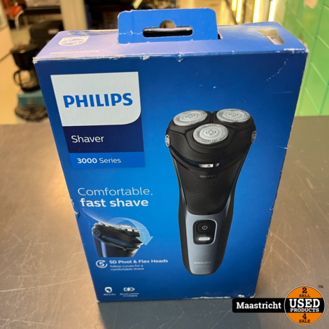 Philips Wet en Dry elektrisch scheerapparaat, Series 3000 S3133/51 | NIEUW | nwpr 65 euro