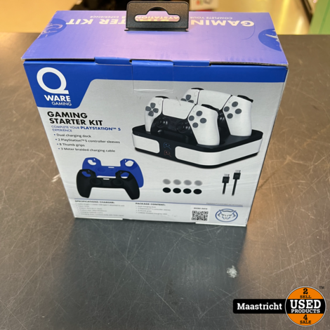 Qware Gaming starter kit voor de Playstation 5 - Nieuw in doos - Nwpr. 49.99 Euro