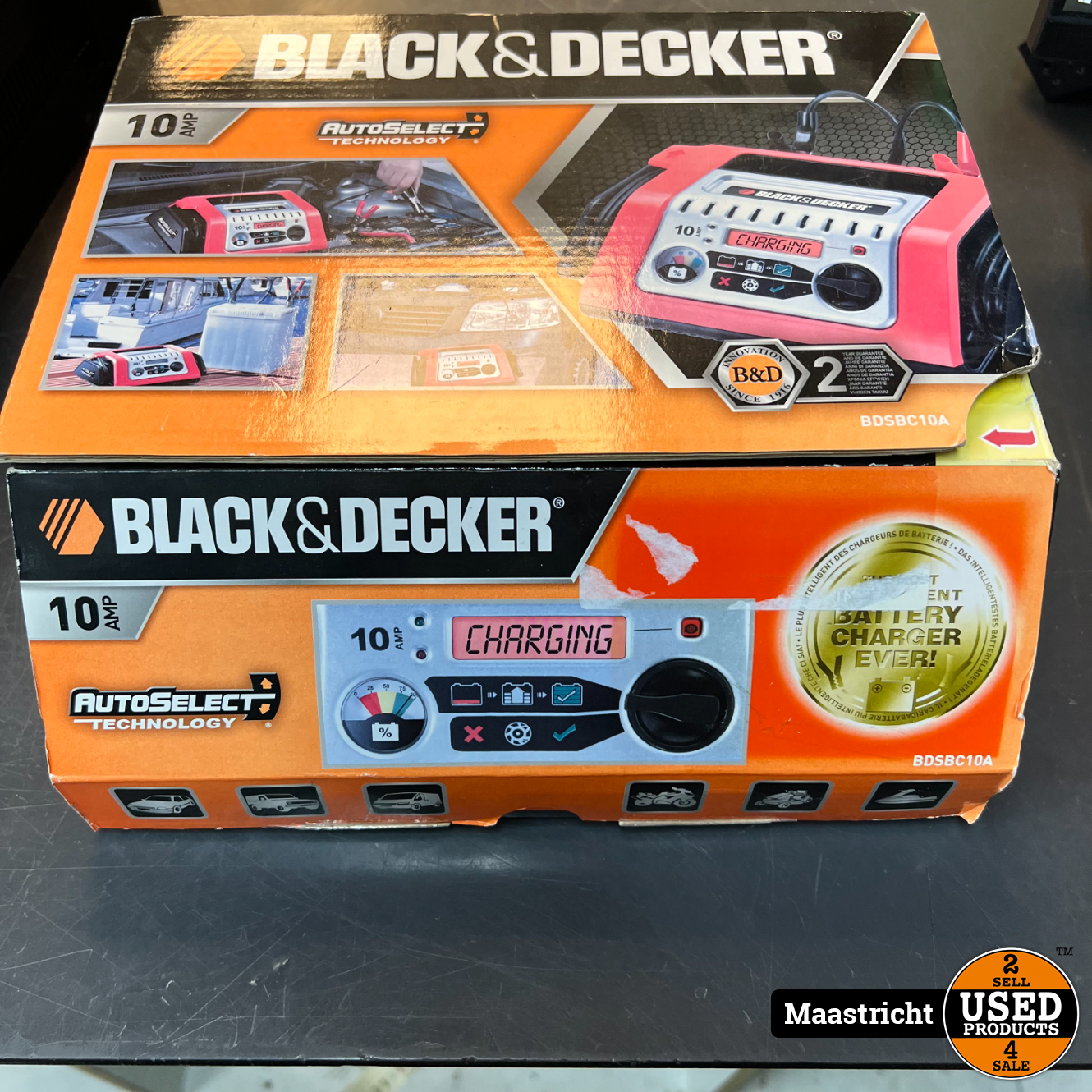Getalenteerd Productie knelpunt Black &amp; Decker BDSBC10A-QS Acculader , nieuw in doos - Used Products  Maastricht