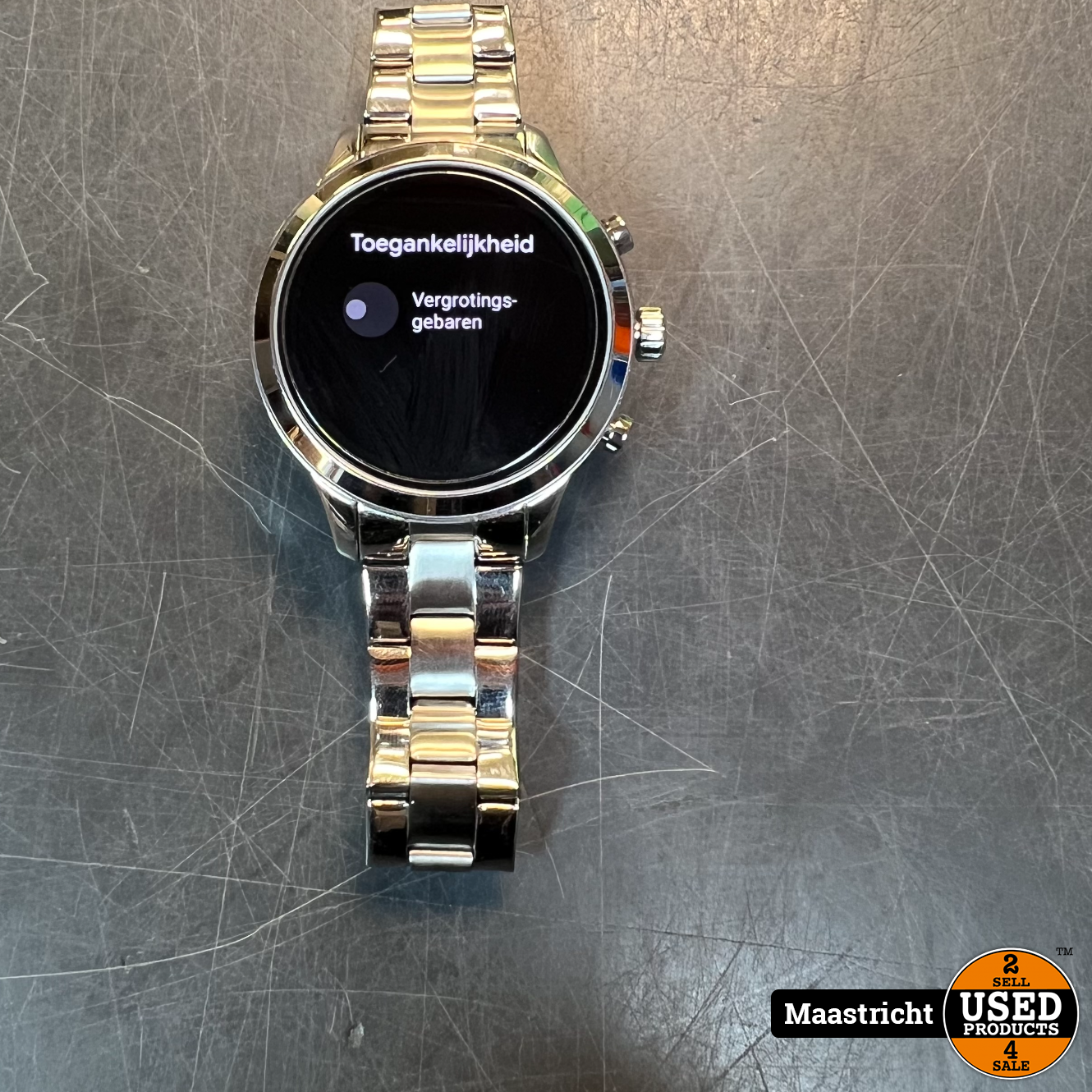 Michael Kors Gen 6 Bradshaw Display MKT5136 Smartwatch Goud 44mm  In doos   Met garantie  Used Products Breda
