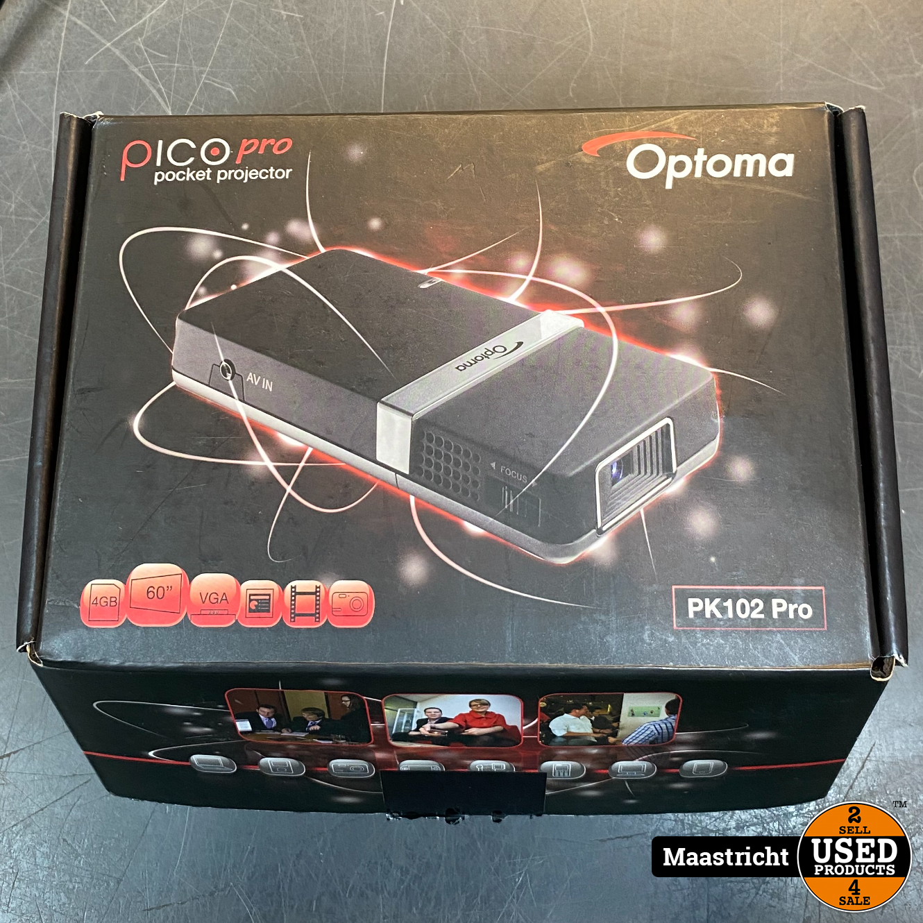 Optoma Pro- Pocket projector Pro) Used Products Maastricht