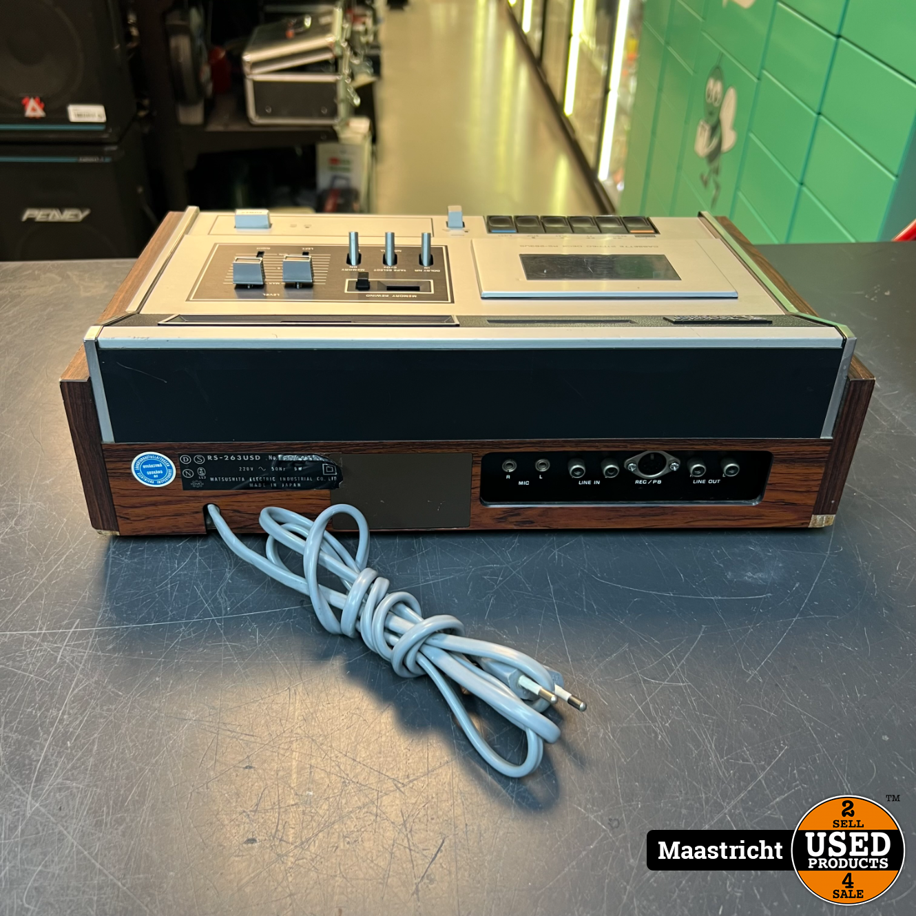 technics rs 263us cassette player