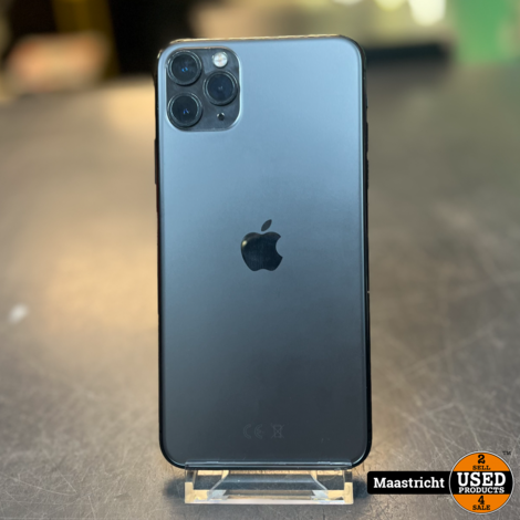 iPhone 11 Pro Max, space Grey, 256 GB in topstaat, accu 83%