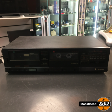 PIONEER CT-1170W dubbel cassettedeck, getest en werkend