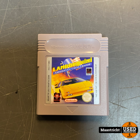 Lamborghini American challenge | losse cassette voor Gameboy