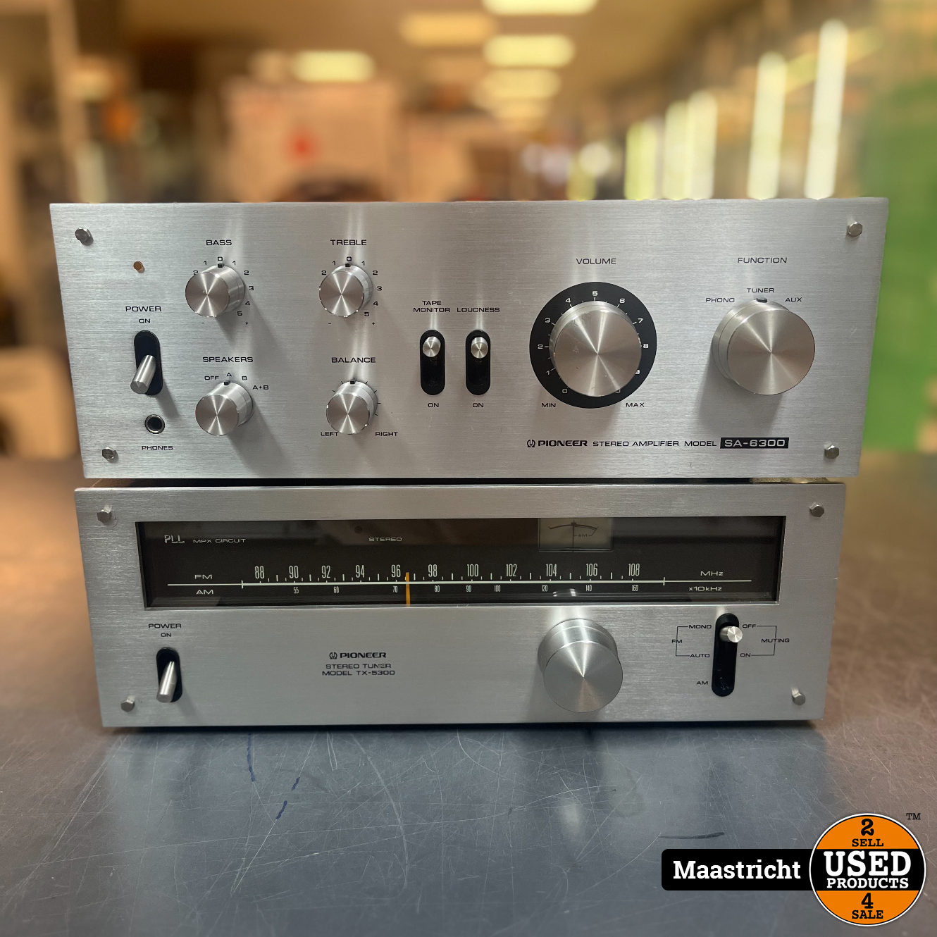 PIONEER SA-6300 stereo versterker + tuner TX-5300, topstaat - Used Products Maastricht