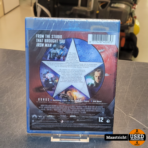 Blu-Ray Disc| Captain America First Avenger Nieuw In Seal
