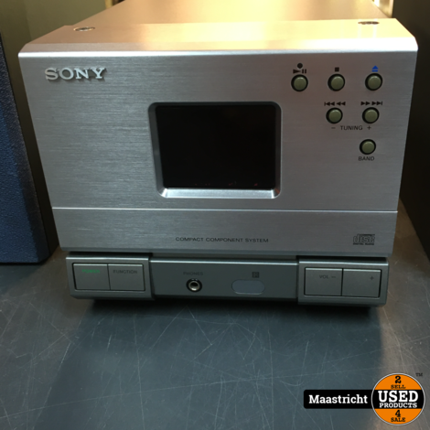Sony HCD T1 stereo set, radio, cd en speakers