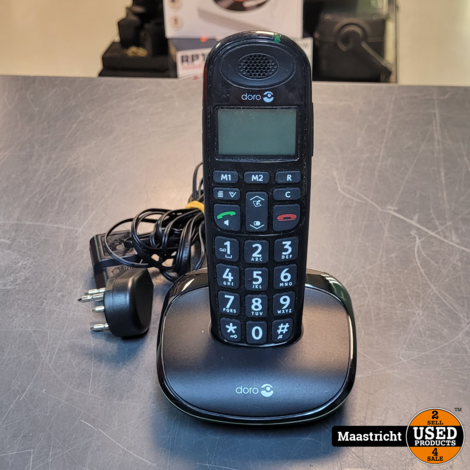 Doro Phone Easy 100W Mono Black - in goede staat - incl. handleiding - 1 maand garantie.