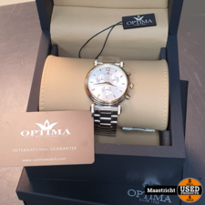 Optima Heren Horloge OSC387-SG-1 - In Zeer Nette Staat. (Nwpr 540)