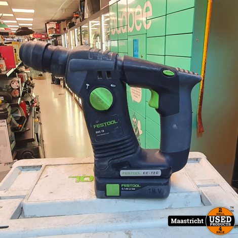 Festool BHC 18 HPC 4,0 I-Plus 18V Li-Ion accu SDS-Plus boorhamer set (1x 3,2Ah) in systainer