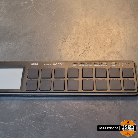 Korg nanoPad 2 - USB MIDI - drumpad controller - zwart (Nwpr 67)