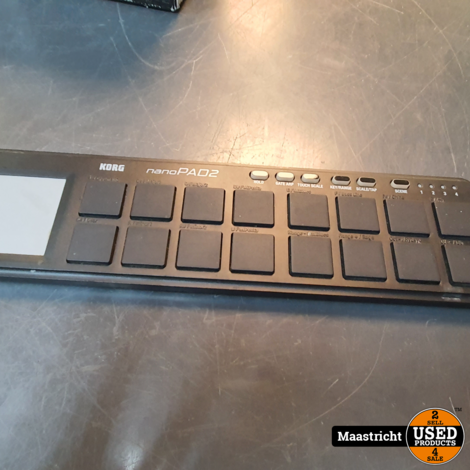 Korg nanoPad 2 - USB MIDI - drumpad controller - zwart (Nwpr 67)