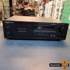 onkyo ONKYO TA-6711  3-koppen stereo High-End cassettedeck, zwart, in topstaat