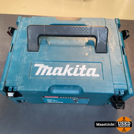 Makita DTD157Z Accu Slagschroevendraaier 140Nm 18V, incl. accu 3.0 Ah en koffer