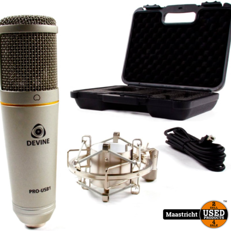 Devine USB-1 condensator USB studiomicrofoon | Nieuw | nwpr  59 euro