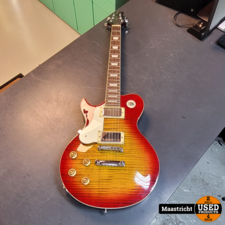 Greg Bennett Greg Bennett Avion AV-3 Electric Guitar, Cherry Sunburst