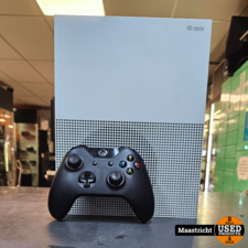 Xbox One S Microsoft - Xbox One S - White - 500GB - In Redelijke Staat - 1 Controller.