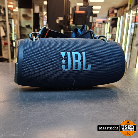 JBL Xtreme 3, blauw, met originele lader en draagband, in nette staat