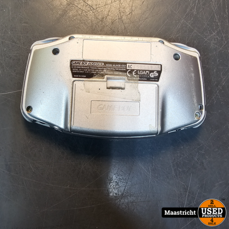 Nintendo Game Boy Advance - Grijs - Batterij - In redelijke staat.