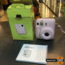 Instax Mini 12 instant camera (zonder fotocassette á 17 euro)