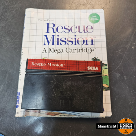 Sega Game | Rescue Mansion The Mega Cartridge